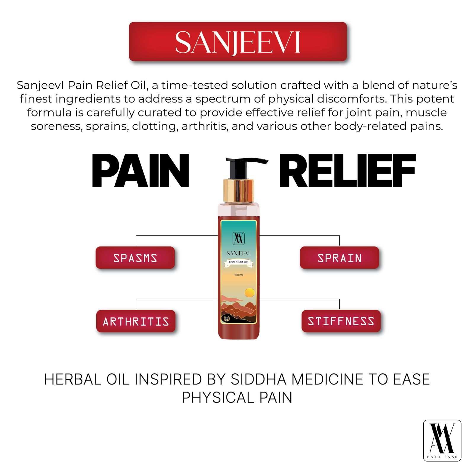 Vegam Sanjeevi Traditional Pain Relief Oil